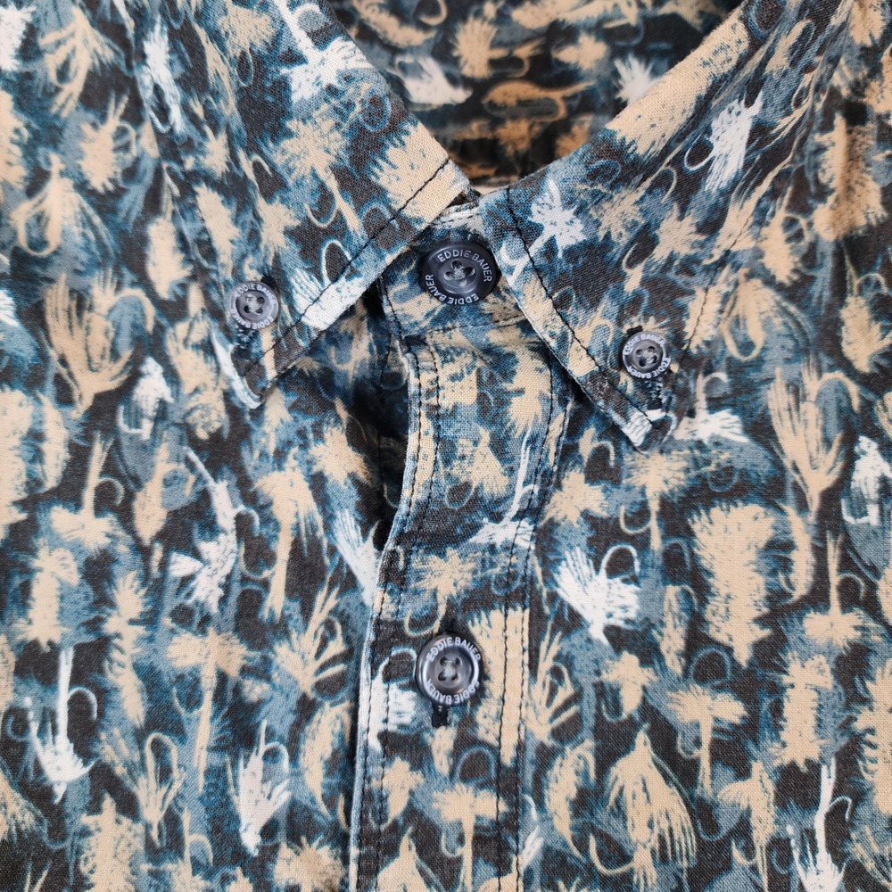 Eddie Bauer Classic Fit Men Fishing Outdoor Gorpcore Camp Shirt Cotton 2XL - Picture 3 of 9